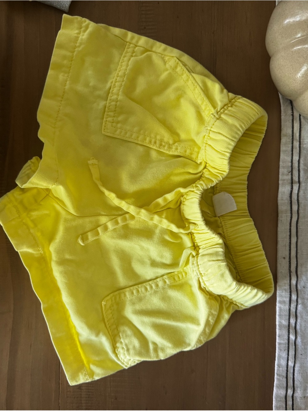 GAP Bright Yellow Pull-On Kids Shorts